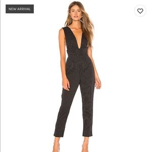By The Way. Gloria Deep V-Jumpsuit